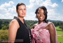 Hasmitha and model Tebogo